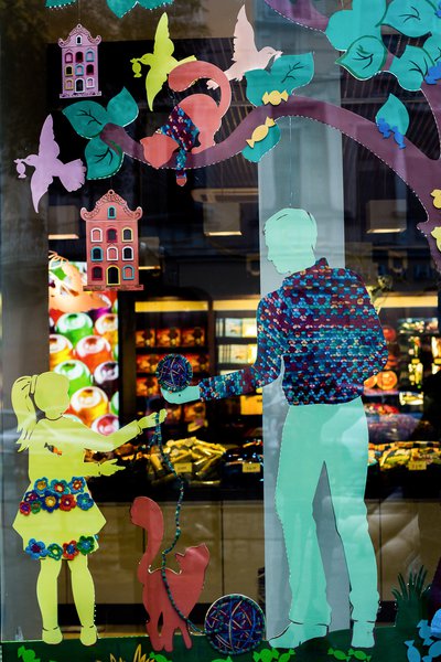 Autumn decorations for Roshen in Lviv 2015