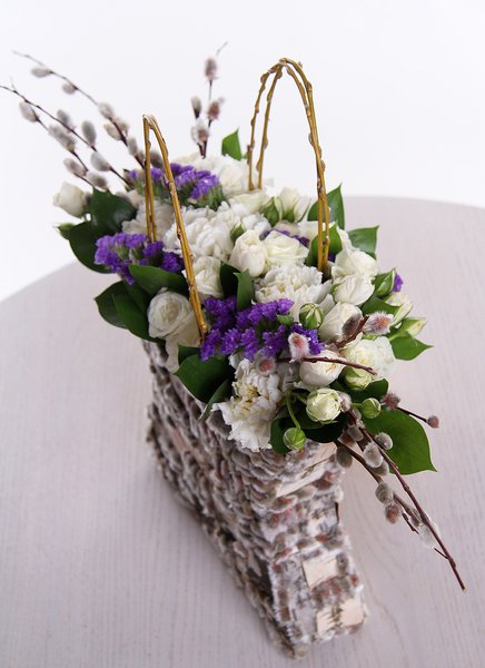 Handbags of flowers