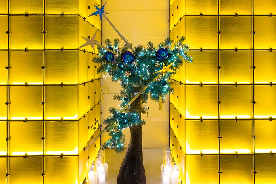 Новорічне оформлення готелю Hyatt Regency Kyiv 2018