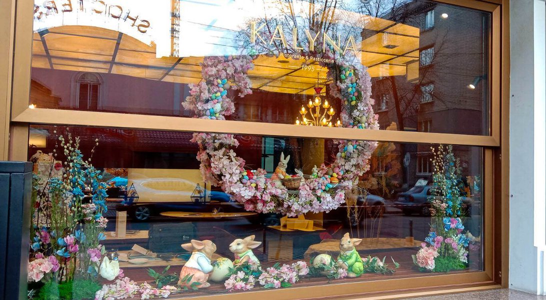 Easter window displays