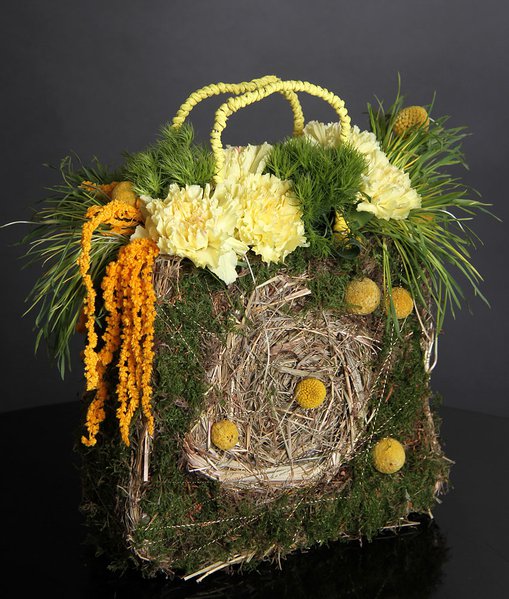 Handbags of flowers