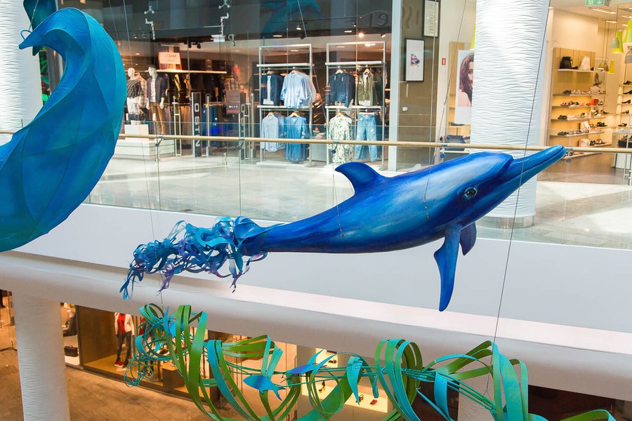 Summer decorations 2017 for the Ocean Plaza shopping mall