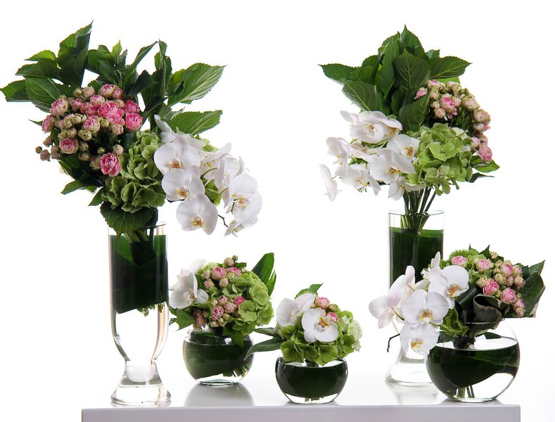 Collection of interior bouquets