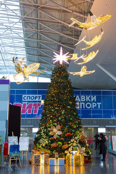 Borispol Airport New Year Decoration