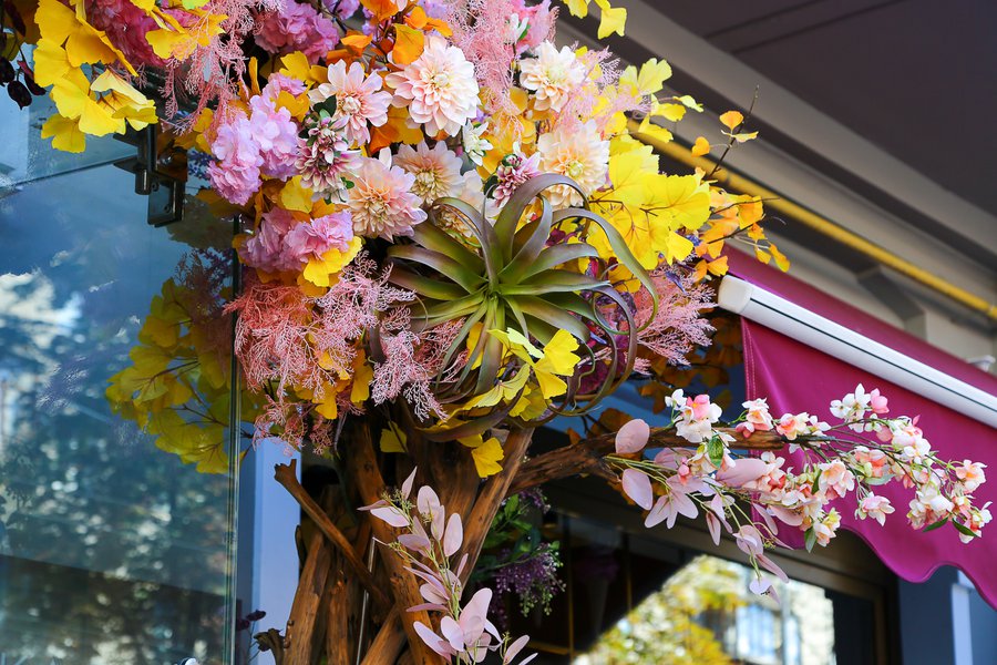 Flowering tree for the confectionery "Kalina"