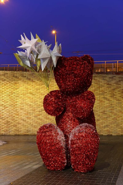 Art in photo zones for the Roshen factory