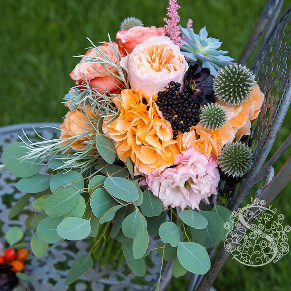 Collection of wedding bouquets