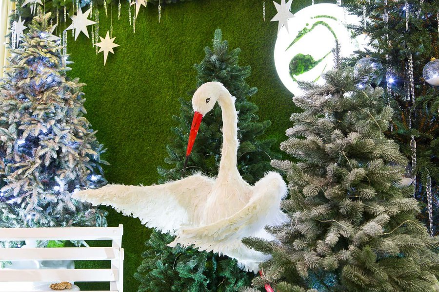 Christmas photozone for the maternity hospital "Leleka"
