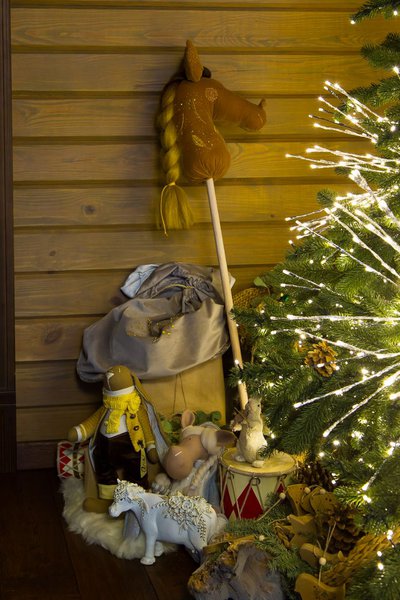 Private decoration in the "House in the mountains" style