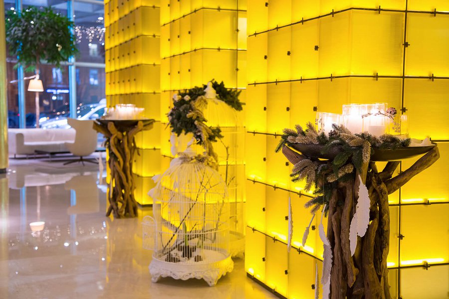 Новорічне оформлення готелю Hyatt Regency Kyiv 2014