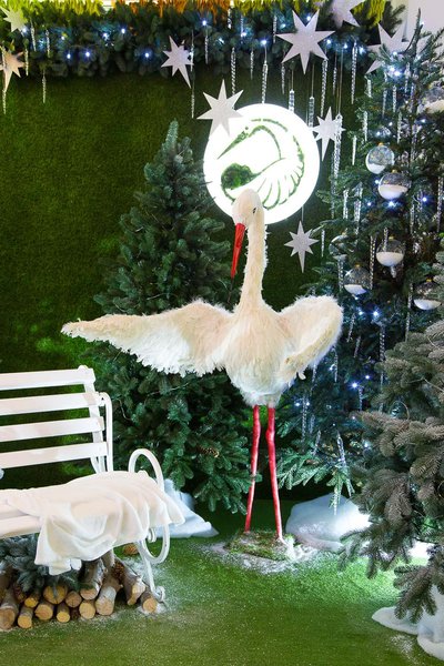 Christmas photozone for the maternity hospital "Leleka"