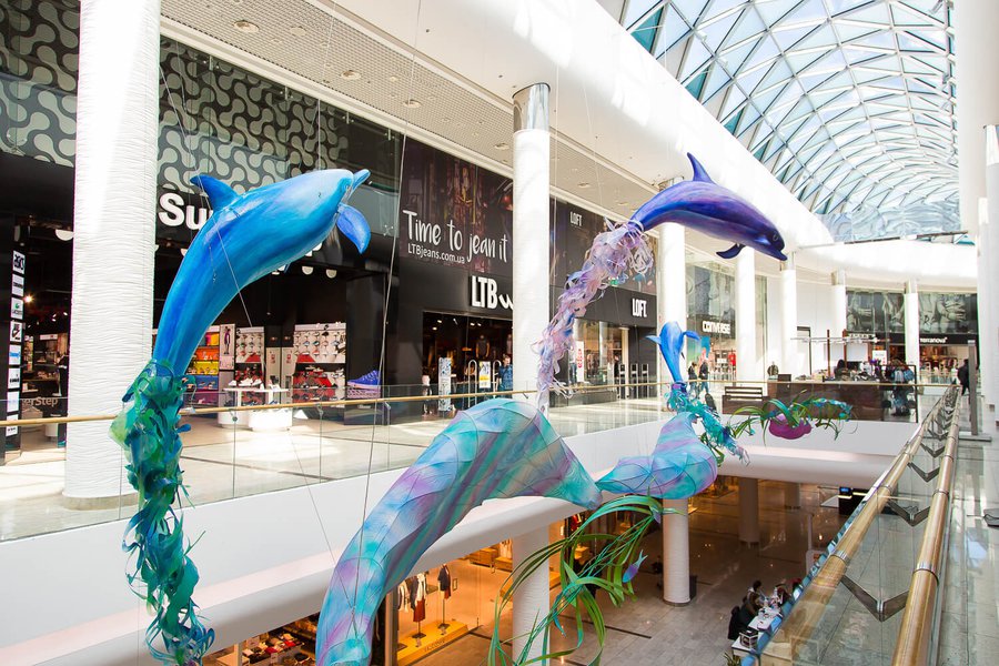 Summer decorations 2017 for the Ocean Plaza shopping mall