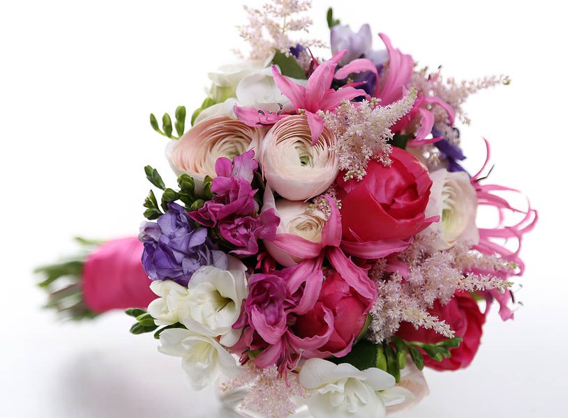 Collection of wedding bouquets