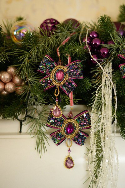 New Year's fantasy in fuchsia
