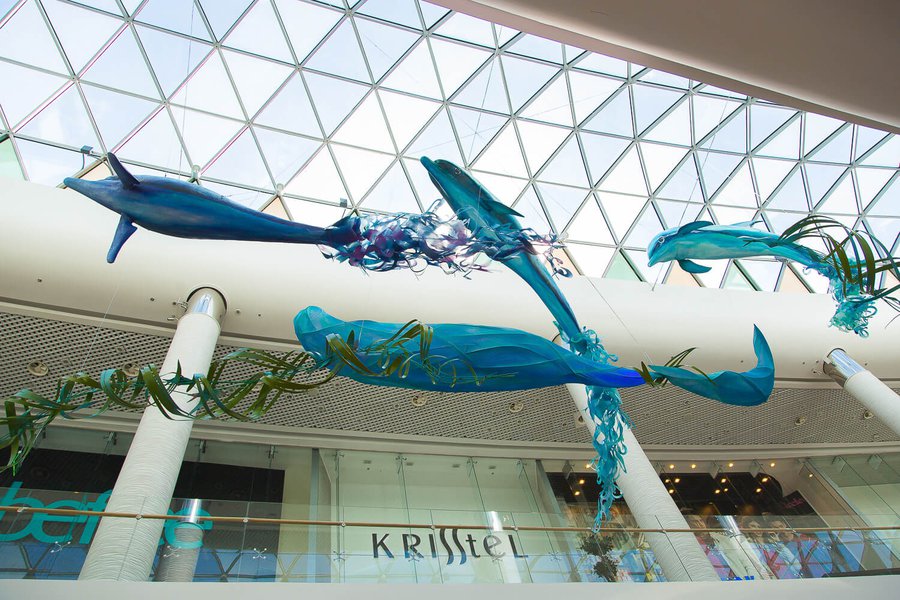 Summer decorations 2017 for the Ocean Plaza shopping mall