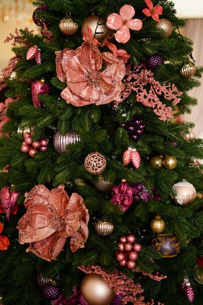 New Year's fantasy in fuchsia