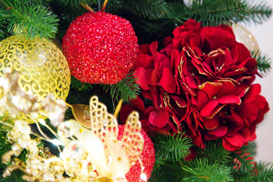 Red and Gold Decoration