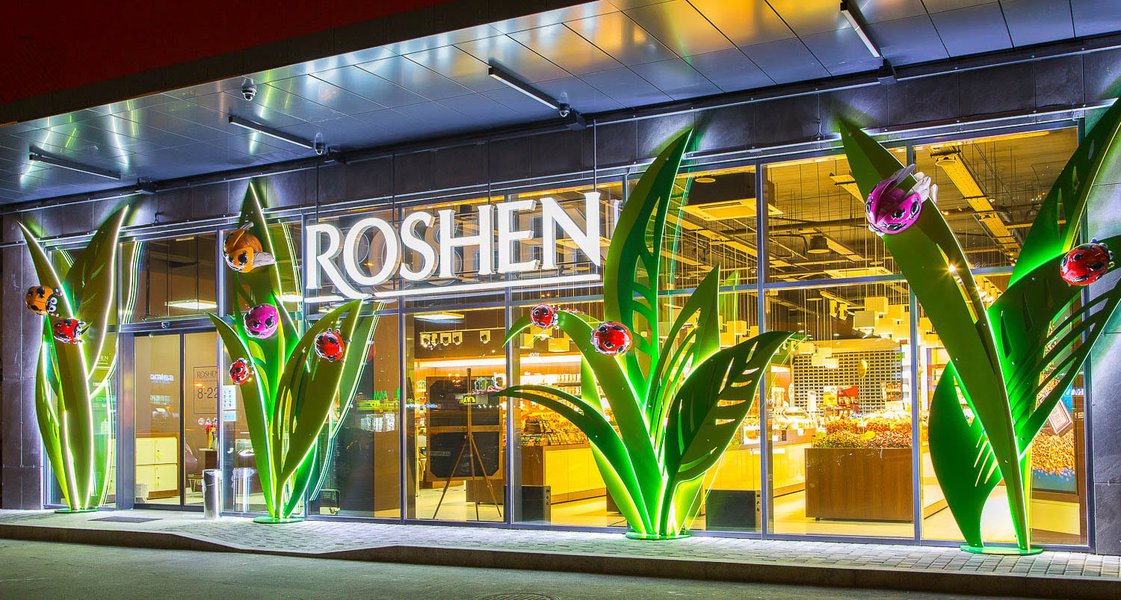 Вітрина «Ода літу» для магазина Roshen