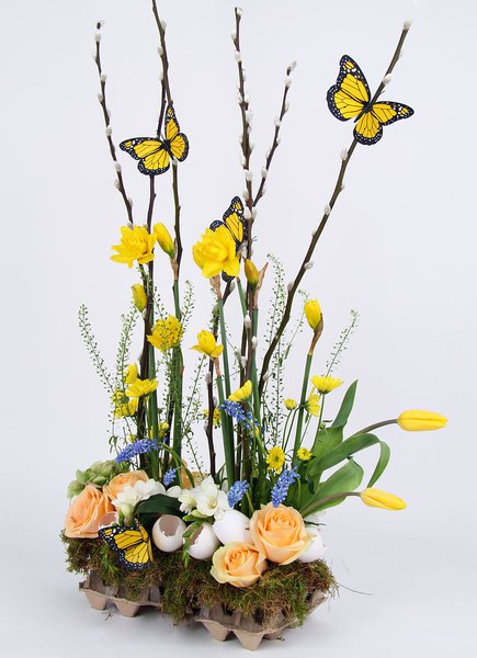 Easter collection of floristry and decor