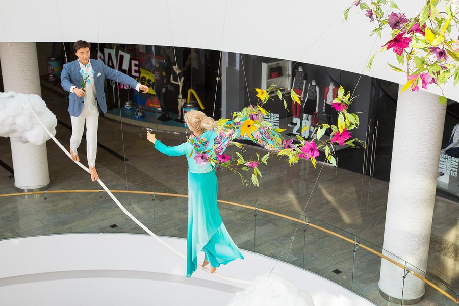 Summer decorations 2015 for the Ocean Plaza shopping mall
