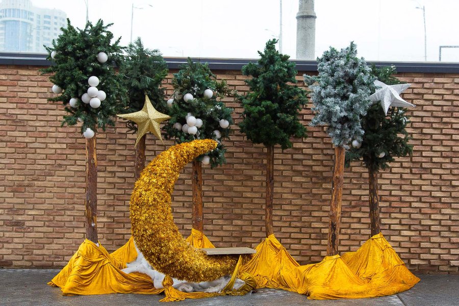 Art in photo zones for the Roshen factory
