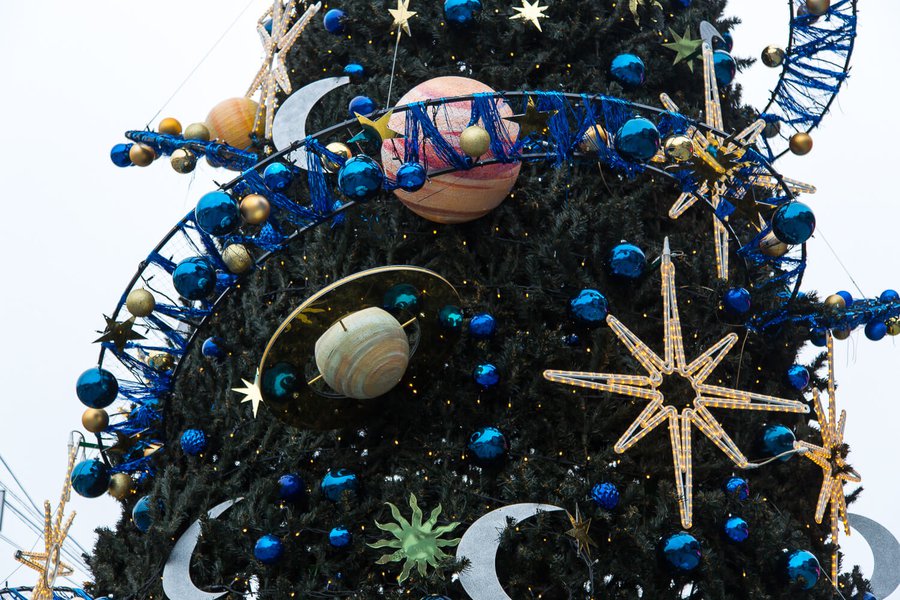 Winter decorations 2017 for the Ocean Plaza shopping mall