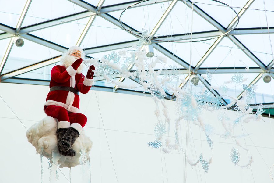 Winter decorations 2016 for the Ocean Plaza shopping mall