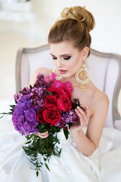 Collection of wedding bouquets