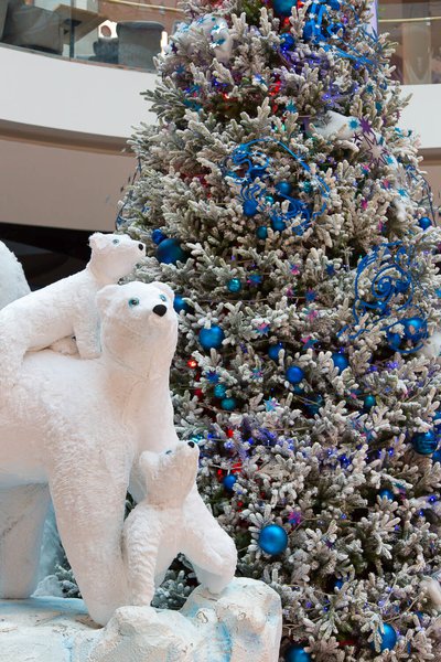 Winter decorations 2017 for the Ocean Plaza shopping mall