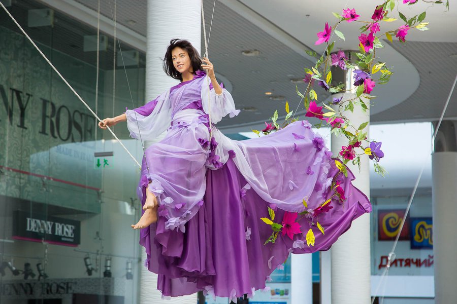 Summer decorations 2015 for the Ocean Plaza shopping mall