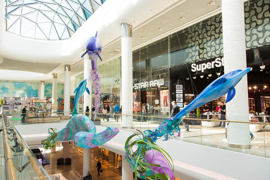 Summer decorations 2017 for the Ocean Plaza shopping mall