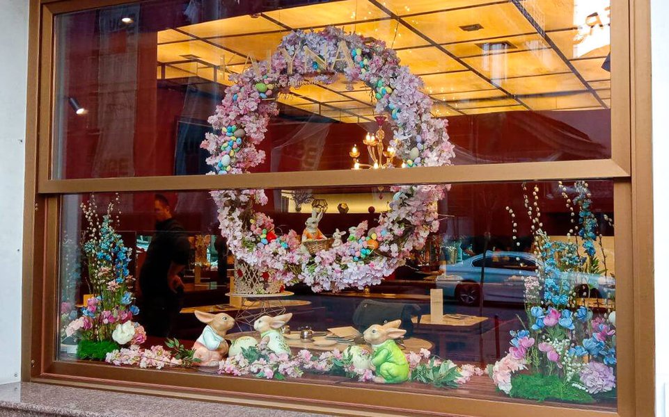 Easter window displays
