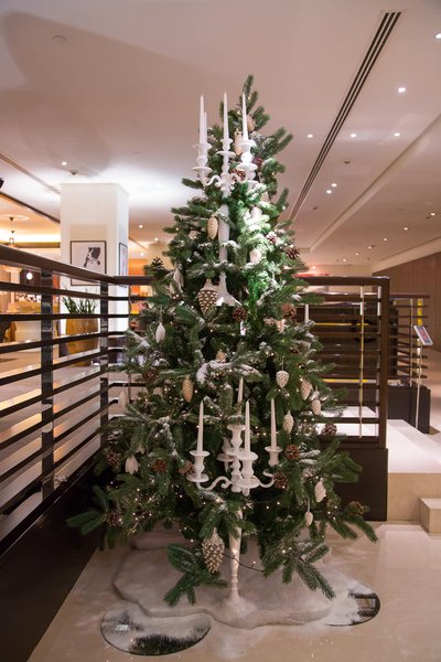 Новорічне оформлення готелю Hyatt Regency Kyiv 2014