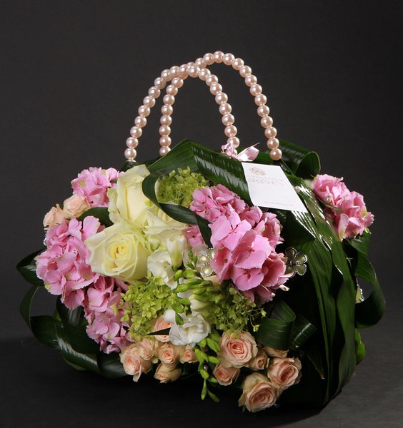 Handbags of flowers