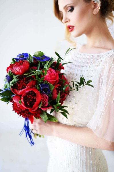 Collection of wedding bouquets