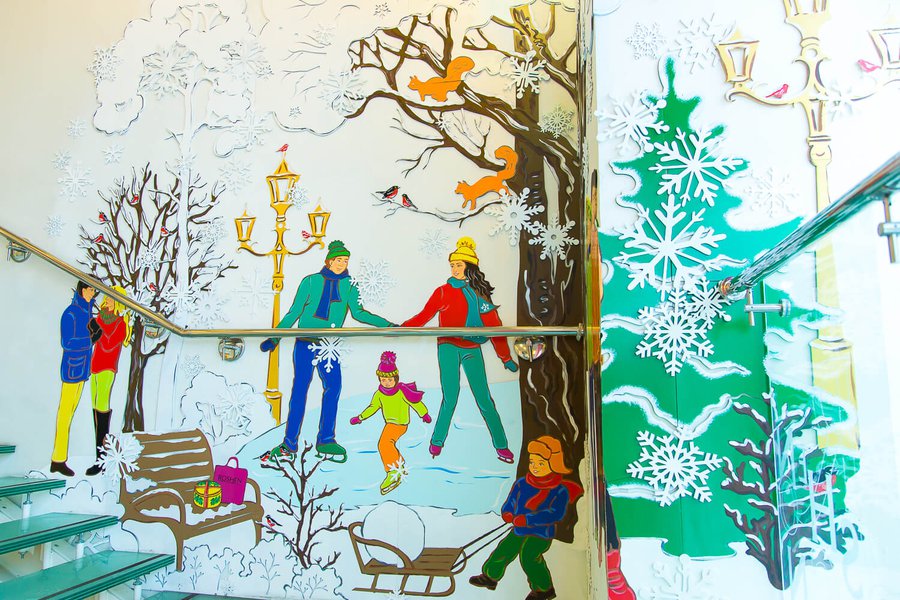 Зимова вітрина Roshen 2017
