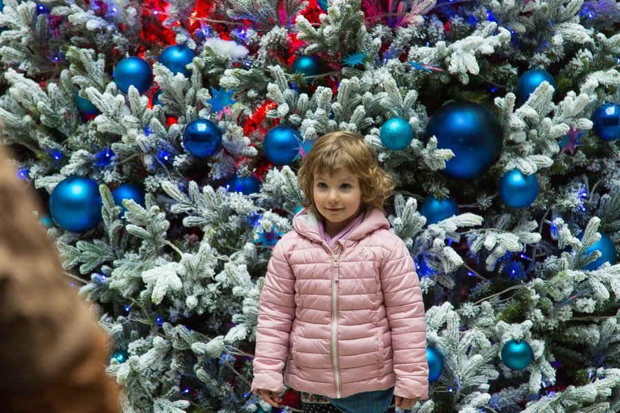Winter decorations 2017 for the Ocean Plaza shopping mall