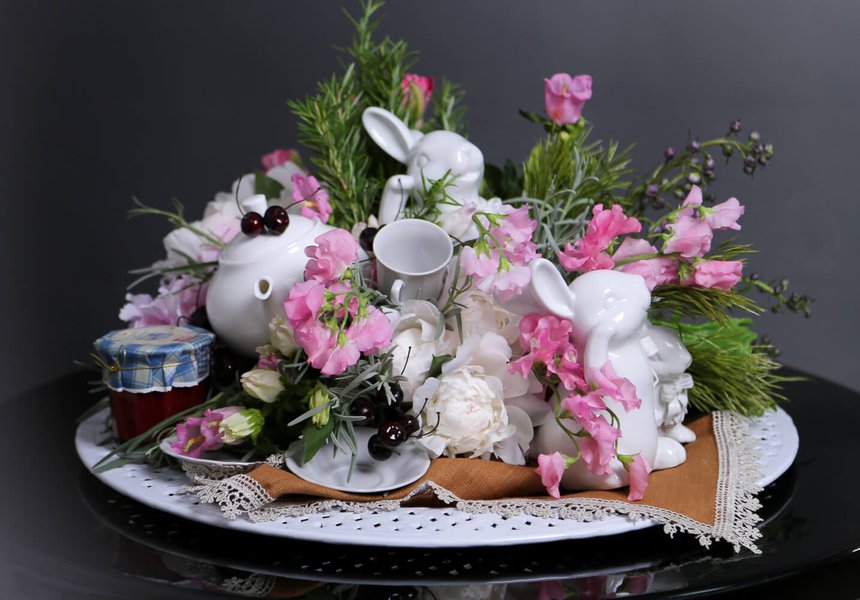 Easter collection of floristry and decor