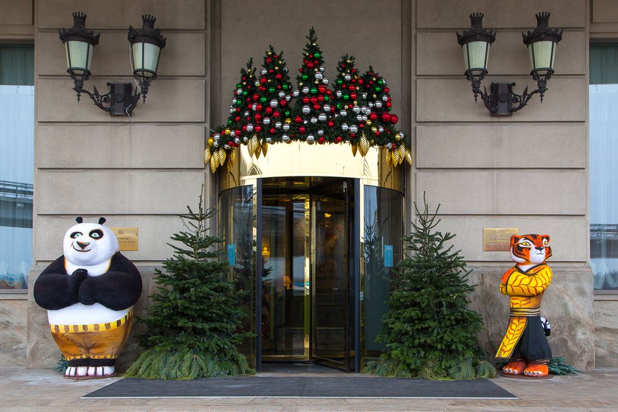 New Year's "Kung Fu Panda" for the Fairmont Grand Hotel