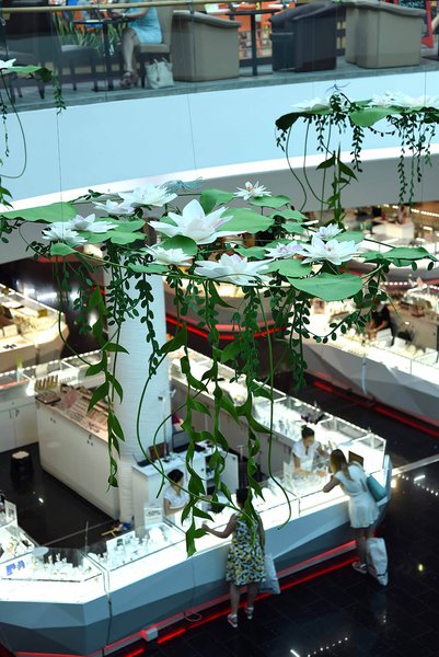 Summer decorations 2016 for the Ocean Plaza shopping mall