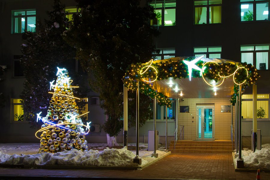 Borispol Airport New Year Decoration