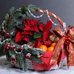 Decorated basket