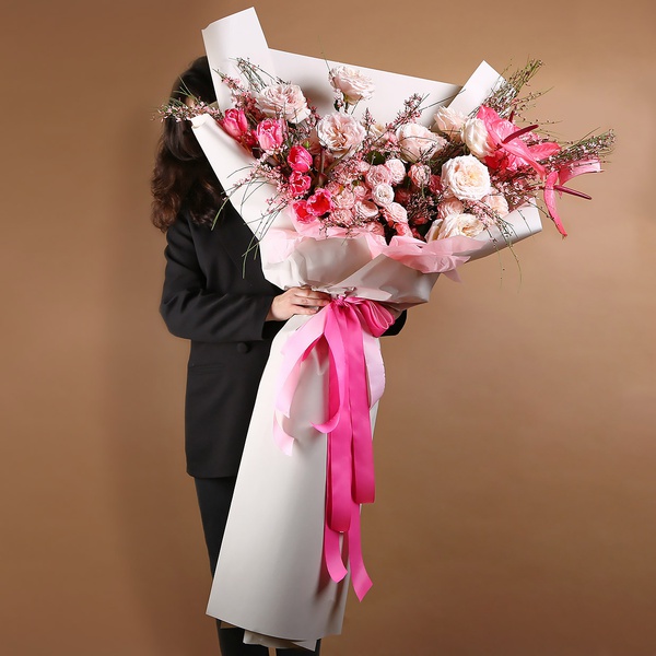 Bouquet Giant soft pink