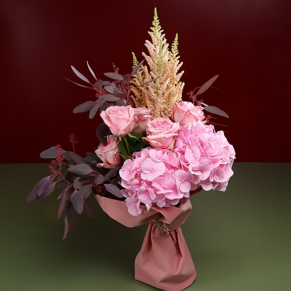 Bouquet of hydrangea and astilba