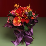 Orange-violet bouquet