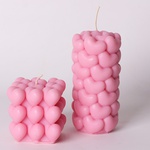 Candle "Cube of Hearts"