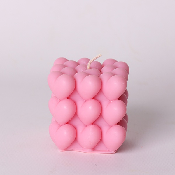 Candle "Cube of Hearts"