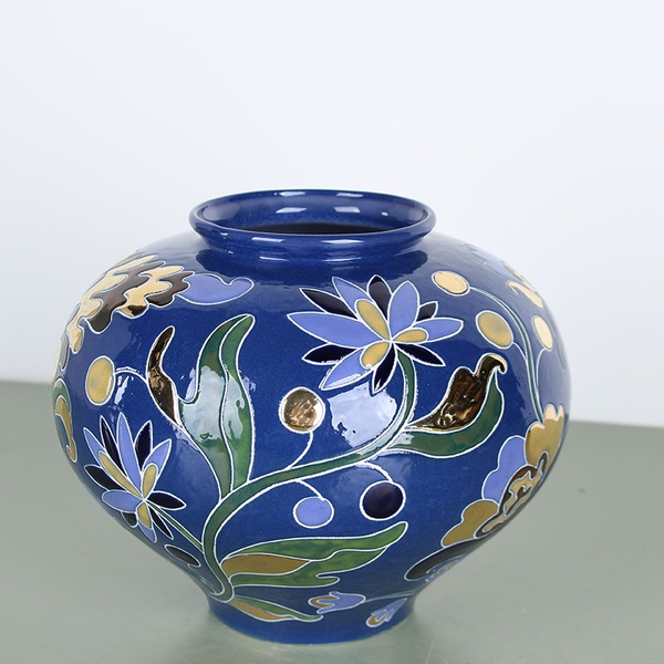 Vase HORSHCHYK SMALL, blue