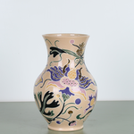 Vase GLECHIK purple with gold