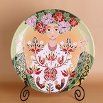 Decorative plate "Mother Earth" L